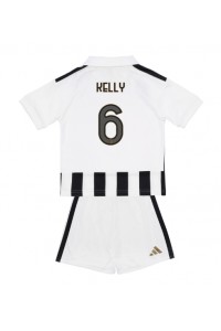 Juventus Lloyd Kelly #6 Jalkapallovaatteet Lasten Kotipeliasu 2026-27 Lyhythihainen (+ Lyhyet housut)